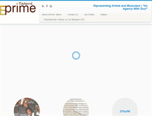 Tablet Screenshot of eprimetalent.com